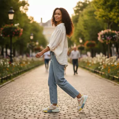 Adidasi dama casual bej CL2312 N7-4